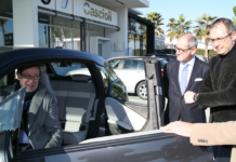 La nuova BMW i3 presentata a San Benedetto del Tronto a giornalisti ed autorità
