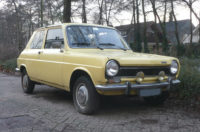 La Simca 1100 presentava alcune parentele stilistiche con le auto italiane dello stesso periodo (questa è una LS del 1984).