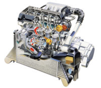 Motore Saab Turbo 16V.