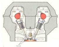La testata del 2.0 Turbo 16 valvole.