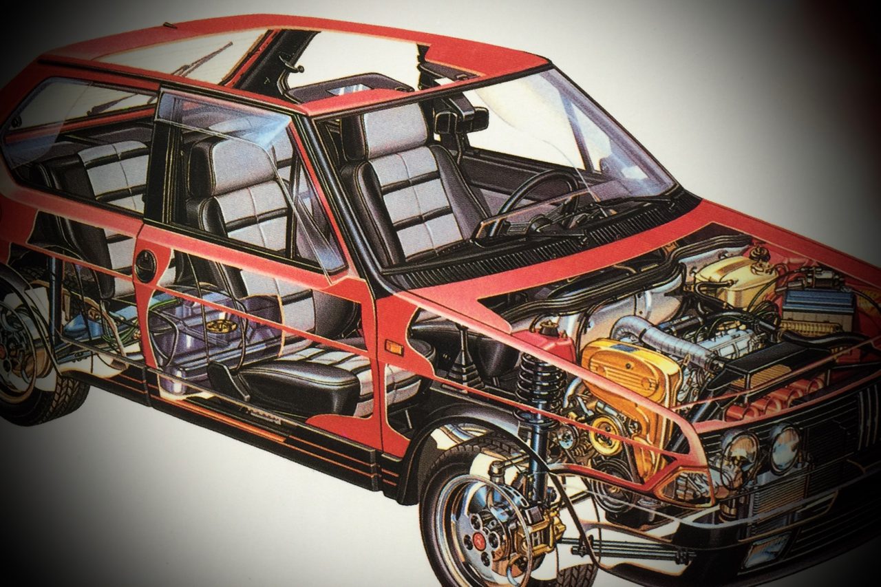 La Fiat Ritmo di metà anni ‘80