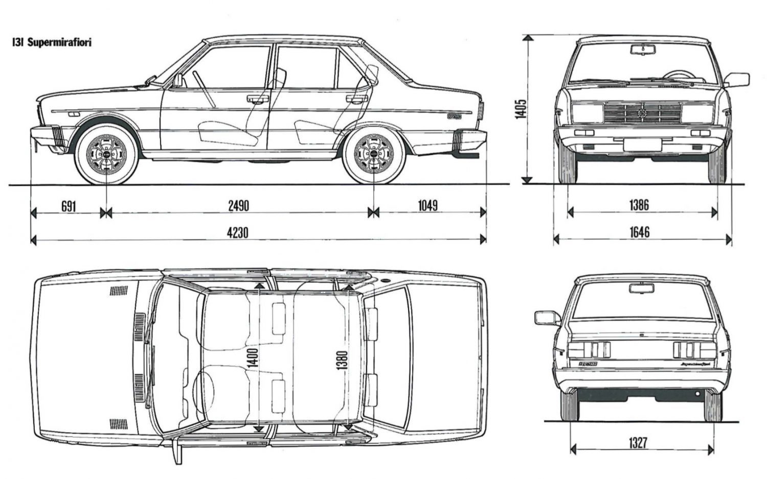 Fiat 131 terza serie, semplicemente indimenticabile
