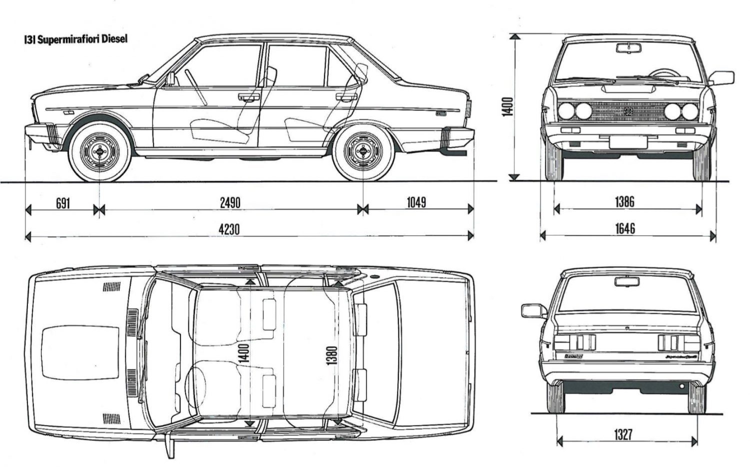 Fiat 131 terza serie, semplicemente indimenticabile