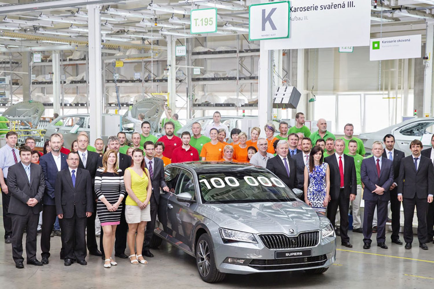 Skoda produce la 100.000a Superb