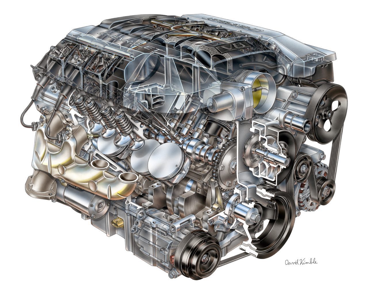 Il motore Chevrolet LS3
