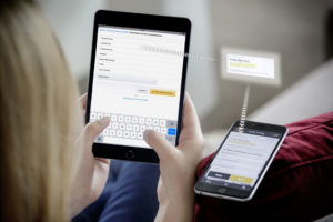 consegna pacchi dentro la smart