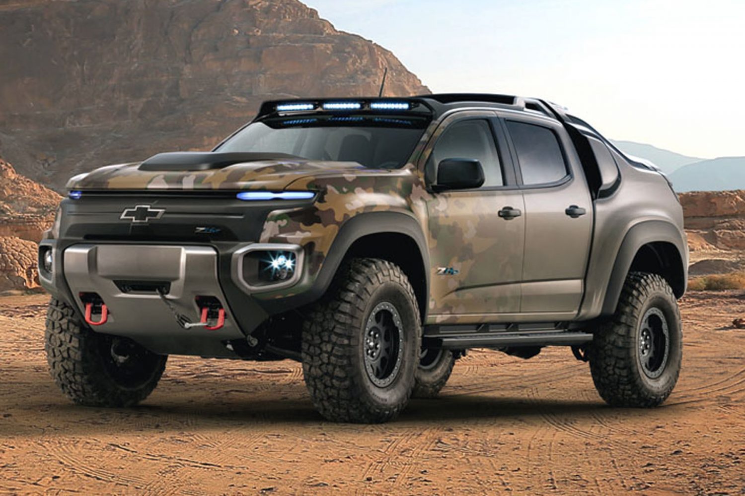Chevrolet Colorado ZH2 fuel cell electric vehicle