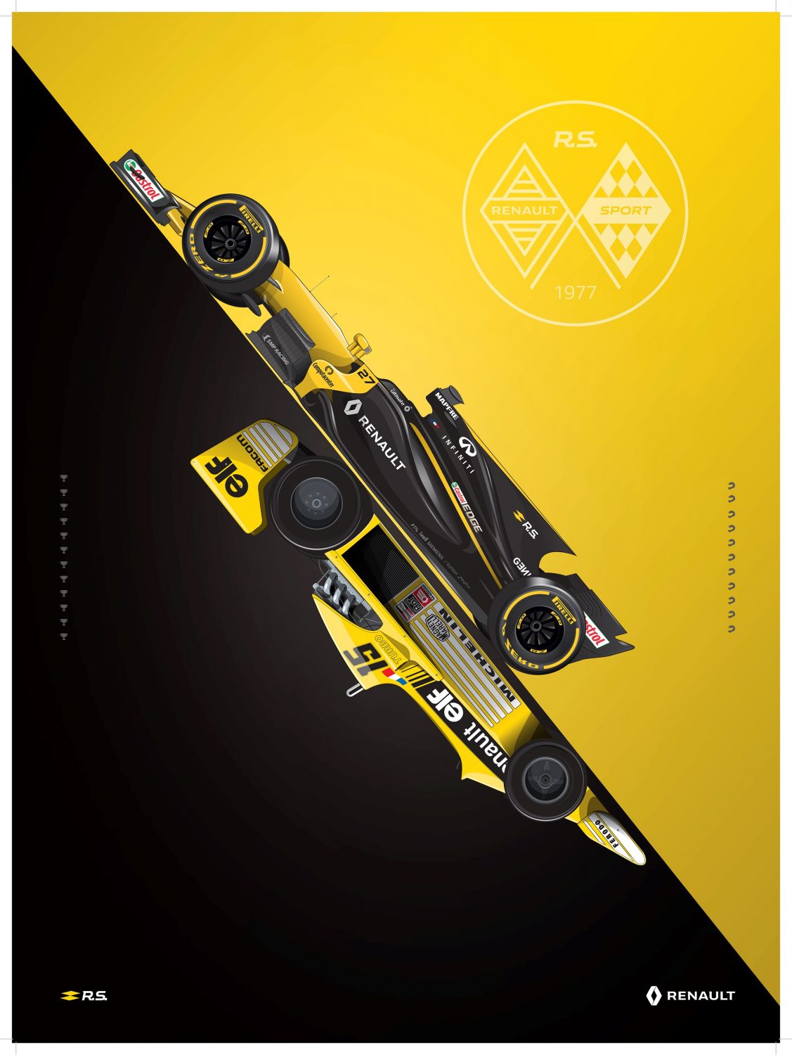 Renault Yellow Teapot