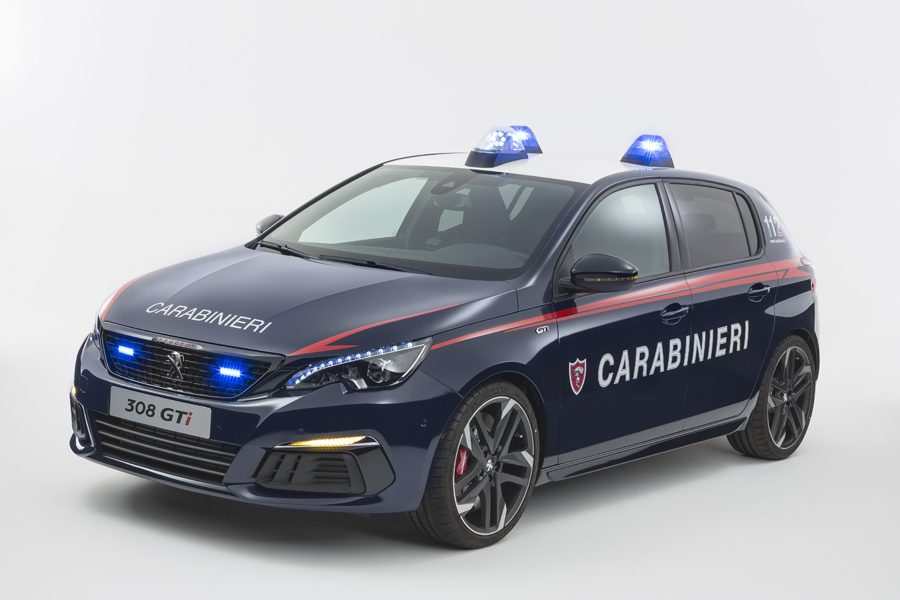 Peugeot 308 GTi by Peugeot Sport ai Carabinieri
