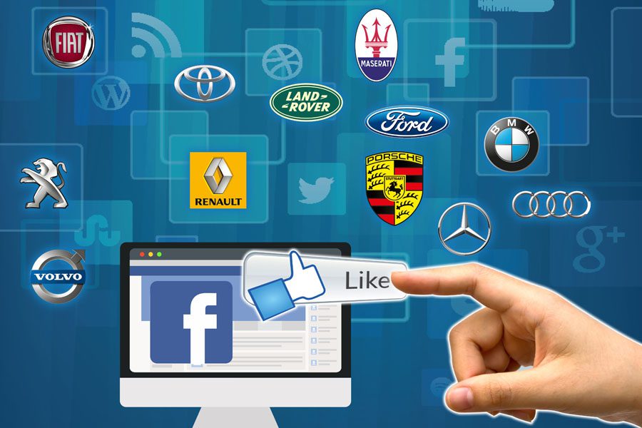 Le Case automobilistiche su Facebook