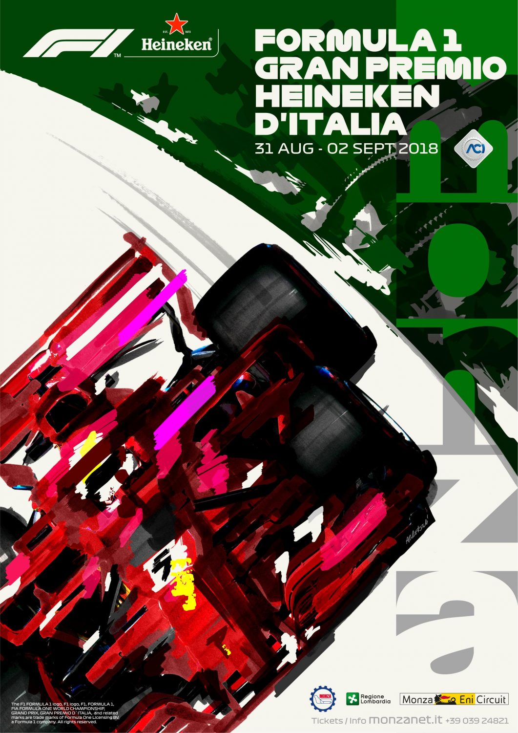 Poster GP Monza F1
