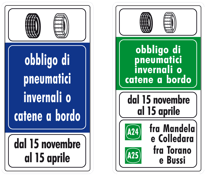 Cartelli stradali_ordinanze invernali