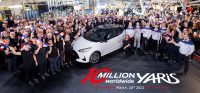 Toyota, a Valenciennes la festa per i 10 milioni di Yaris