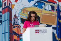 La Pink Ambassador di Fondazione Veronesi Enza Castellana